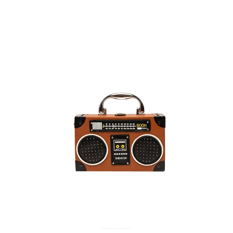 Xianjian Women's Retro Boom Radio Shaped Clutch Shoulder Bag Novelty Vintage Style Crossbody Bag Handbag (XJHB911)
Xianjian Women's Retro Boom Radio Shaped Clutch Shoulder Bag Novelty Vintage Style Crossbody Bag Handbag (XJHB911)