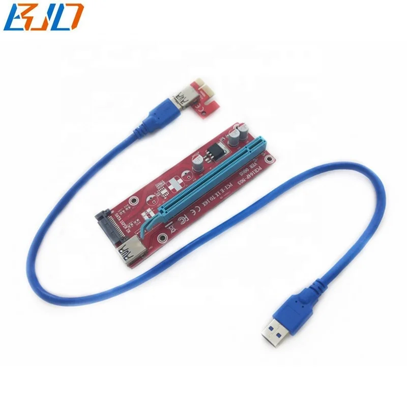 USB 3.0 PCI-E Riser 008S SATA Powered PCIe 1X to 16X Riser Card for Graphics Card GPU in stock, Red
USB 3.0 PCI-E Riser 008S SATA Powered PCIe 1X to 16X Riser Card for Graphics Card GPU in stock, Red
