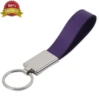 Factory Customized OEM Personalized Handmade Genuine Leather Keychain Leather Key Chain