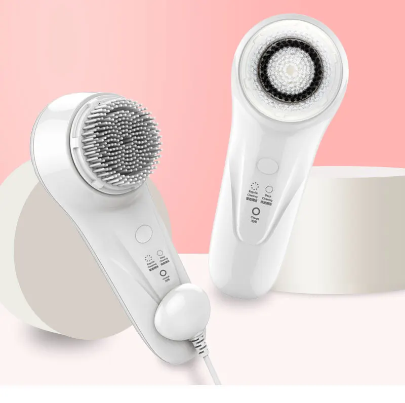 Factory Custom 2021 Waterproof Wireless Face Scrubber Electric Sonic Silicone Facial Cleansing Brush, Customized color
Factory Custom 2021 Waterproof Wireless Face Scrubber Electric Sonic Silicone Facial Cleansing Brush, Customized color