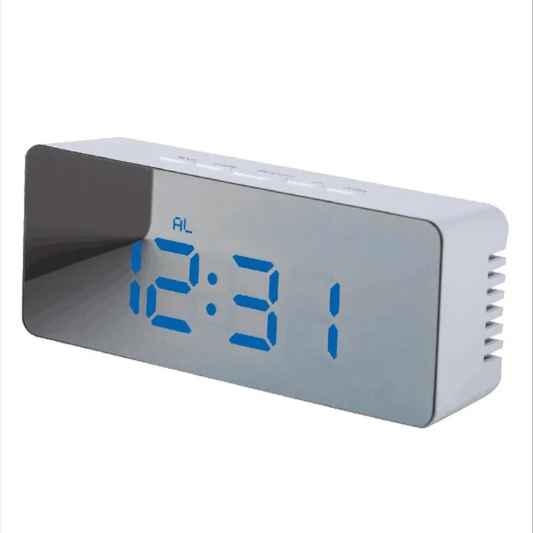 Simple Fashion Mirror Alarm Clock Wholesale Custom Table Clocks Mirror LED Morden Alarm Clock, Blue
Simple Fashion Mirror Alarm Clock Wholesale Custom Table Clocks Mirror LED Morden Alarm Clock, Blue
