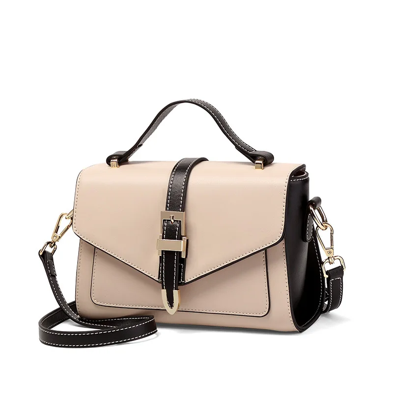 China Suppliers wholesale 2020 new products design contrast color genuine leather bags women handbags
China Suppliers wholesale 2020 new products design contrast color genuine leather bags women handbags