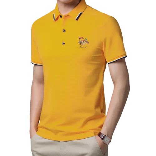 Business Turndown Collar Men's Washed T-shirts New Arrival High Quality Short-sleeved Casual Cotton Quick-drying Wear Turtleneck
Business Turndown Collar Men's Washed T-shirts New Arrival High Quality Short-sleeved Casual Cotton Quick-drying Wear Turtleneck