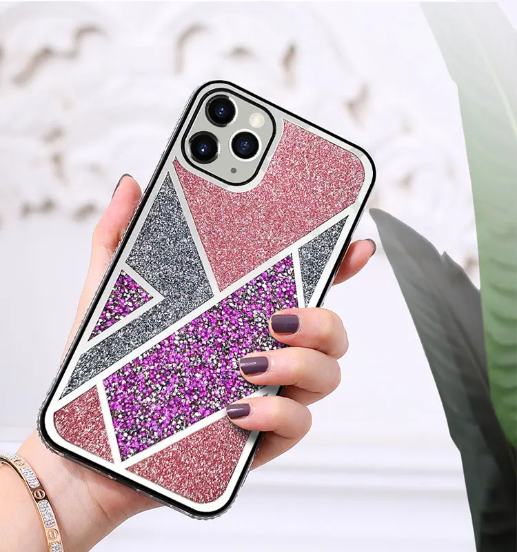 Luxury Glitter Mobile Phone Case for iphone 11 pro Max SE 2020 XS XR 6 7 8 Fashion Back cover cases, Multi
Luxury Glitter Mobile Phone Case for iphone 11 pro Max SE 2020 XS XR 6 7 8 Fashion Back cover cases, Multi