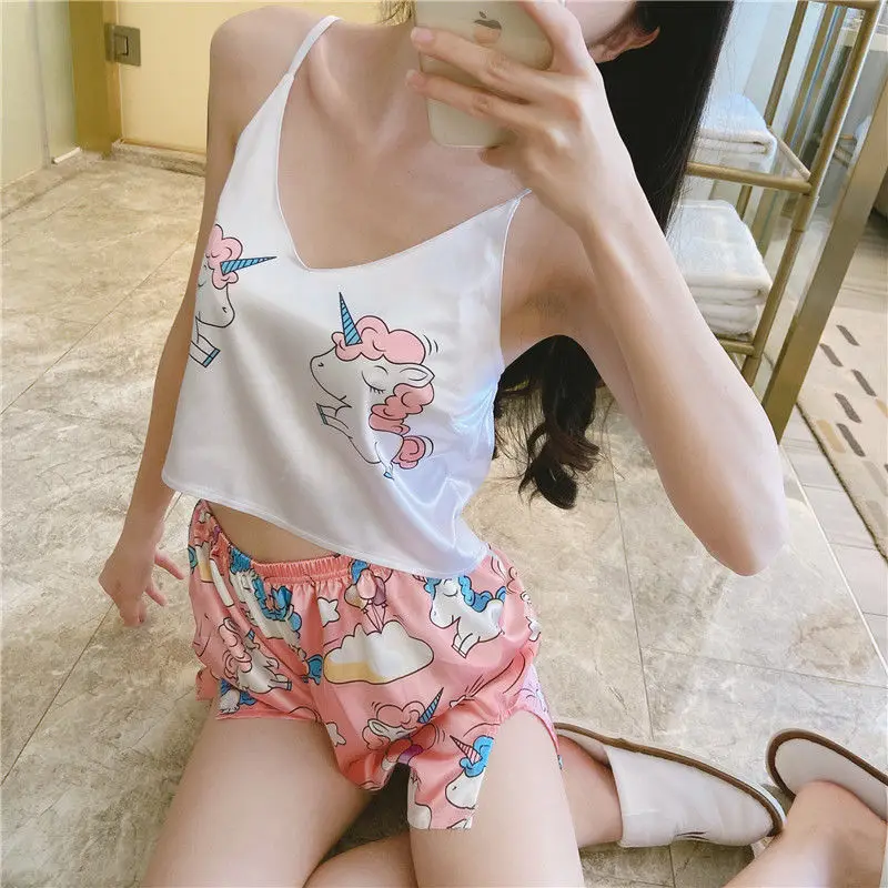 Short Sets Summer Pajamas Women Pijamas Home Clothes Print Sets Women Nightie Pyjama Femme Sexy Lingerie Cute Lounge Wear
Short Sets Summer Pajamas Women Pijamas Home Clothes Print Sets Women Nightie Pyjama Femme Sexy Lingerie Cute Lounge Wear