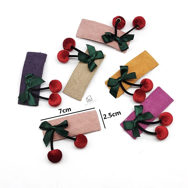 MIO Solid Colors Pink Hair Clip Rectangle Bobby Pin With Cherry New Year Christmas Hair Clips
MIO Solid Colors Pink Hair Clip Rectangle Bobby Pin With Cherry New Year Christmas Hair Clips