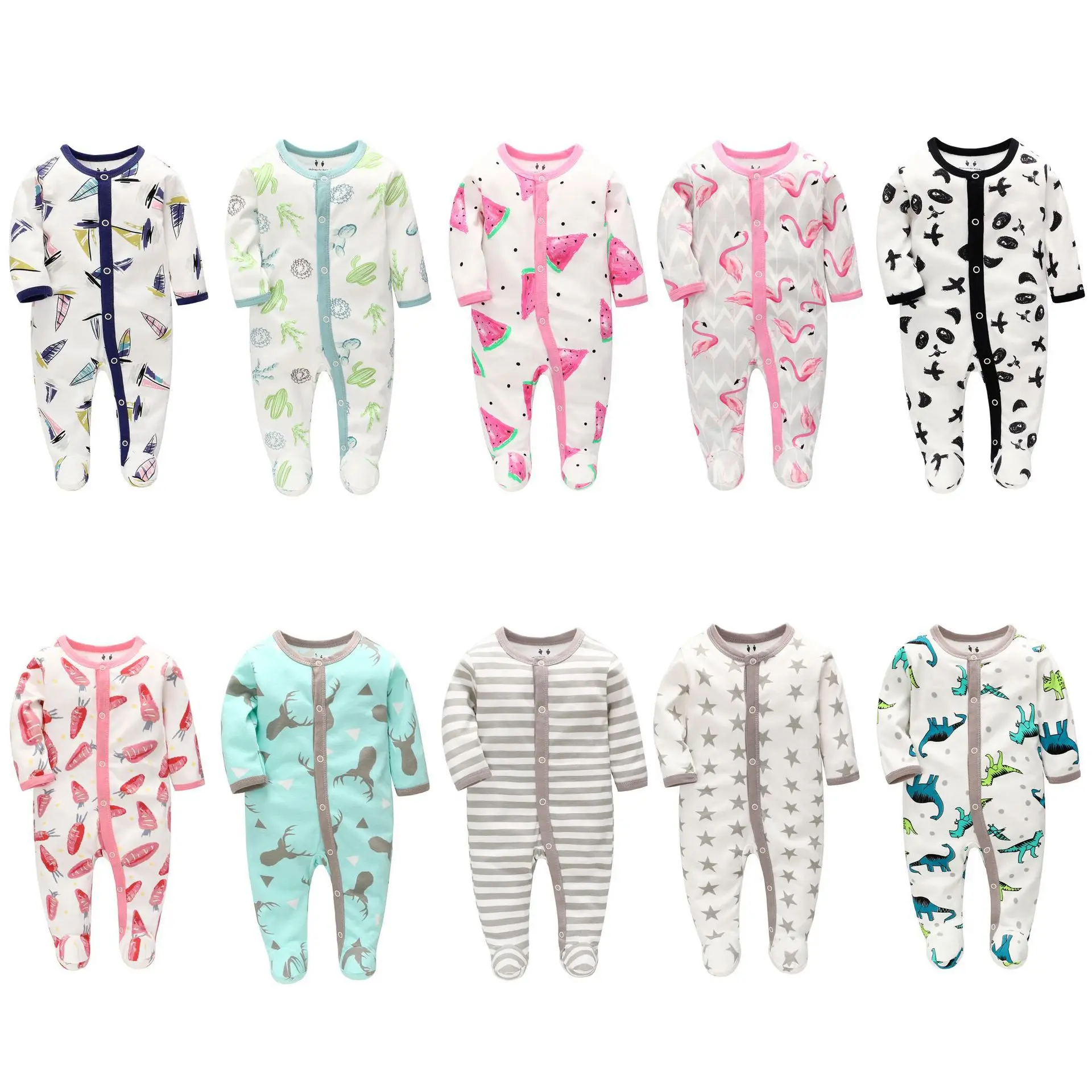 Baby kids One piece Long Sleeve Newborn Romper with Feet Baby Foot-Climbing Romper Jumpsuit, Picture shows
Baby kids One piece Long Sleeve Newborn Romper with Feet Baby Foot-Climbing Romper Jumpsuit, Picture shows