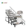 High quality JY-ZT electric portable automatic aluminum material for disable people chair stairlift with straight rail