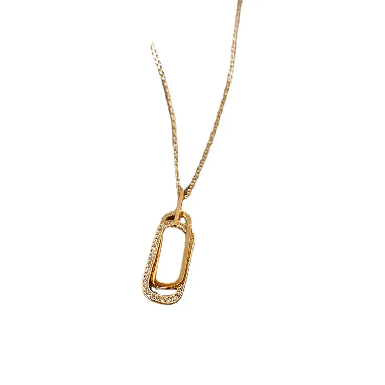 JUHU Double-ring Pendant Necklace Female Clavicle Chain Design Simple Ins Cold Wind Jewelry Tide Net Red Neck Chain
JUHU Double-ring Pendant Necklace Female Clavicle Chain Design Simple Ins Cold Wind Jewelry Tide Net Red Neck Chain