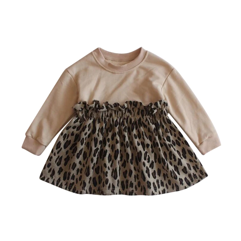2022 New clothes dress Baby Girls Dress Leopard Patchwork Fashion Cotton Spring girls' dresses 1-6 Years Wholesale long sleeve
2022 New clothes dress Baby Girls Dress Leopard Patchwork Fashion Cotton Spring girls' dresses 1-6 Years Wholesale long sleeve