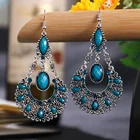 Jewelry Women Lastest Bohemian Style Flower Shape Drop Tassel Earring Jewelry For Women