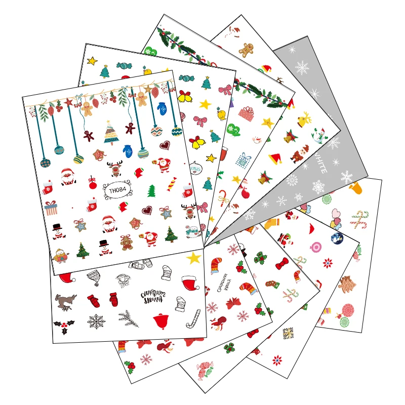 Wholesale Christmas Nails Decals 2021 Cartoon Candy Nail Art Stickers, Colorful
Wholesale Christmas Nails Decals 2021 Cartoon Candy Nail Art Stickers, Colorful