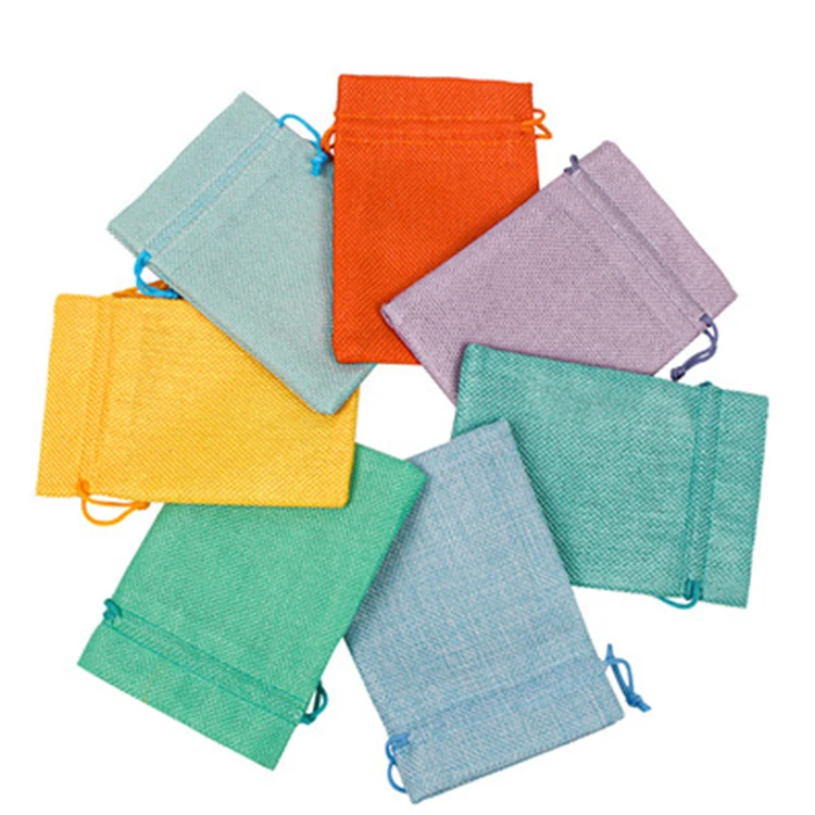 Factory Stock Solid Color Food Jewelry Linen Packaging Bag Colorful Burlap Drawstring Bag With Custom Logo, Purplr,green,blue,yellow
Factory Stock Solid Color Food Jewelry Linen Packaging Bag Colorful Burlap Drawstring Bag With Custom Logo, Purplr,green,blue,yellow