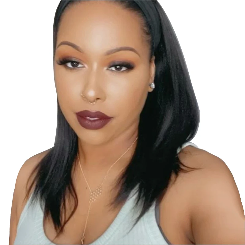 Wholesale 24 Inch Long Afro Heat Resistance Synthetic Headband Wigs For Black Women Bone Straight Headband Synthetic Hair Wigs
Wholesale 24 Inch Long Afro Heat Resistance Synthetic Headband Wigs For Black Women Bone Straight Headband Synthetic Hair Wigs