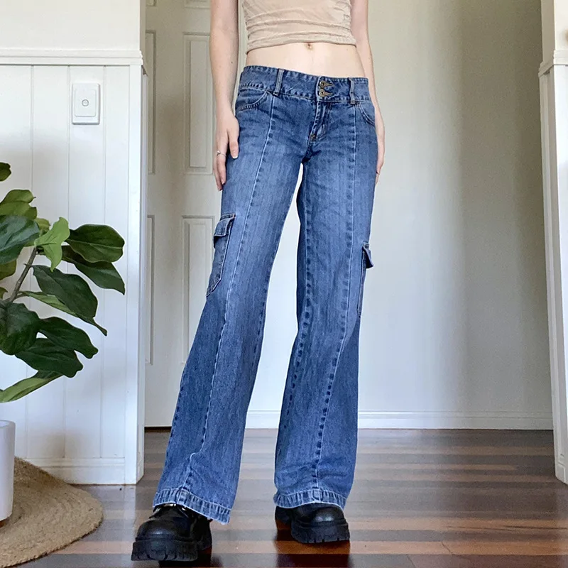 Casual Fashion Straight Leg Women's Jeans Denim Bottom Harajuku Boyfriend Long High Waist Baggy Jeans Fall Pants
Casual Fashion Straight Leg Women's Jeans Denim Bottom Harajuku Boyfriend Long High Waist Baggy Jeans Fall Pants