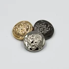 Military army Uniform coat sew Metal Shank Button Custom Suit Sewing blazer jacket Button For Clothing