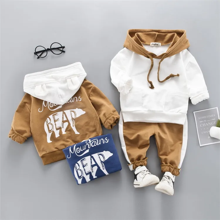 Spring Baby Clothes Sets Boy Suit Hooded Sweatshirts with Letter+Striped Pants 2Pcs Baby Boy Outfit Casual Toddler Clothes Boys, White/blue/brown
Spring Baby Clothes Sets Boy Suit Hooded Sweatshirts with Letter+Striped Pants 2Pcs Baby Boy Outfit Casual Toddler Clothes Boys, White/blue/brown