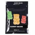 Mylar Zipper gummy bear packaging pouch bag