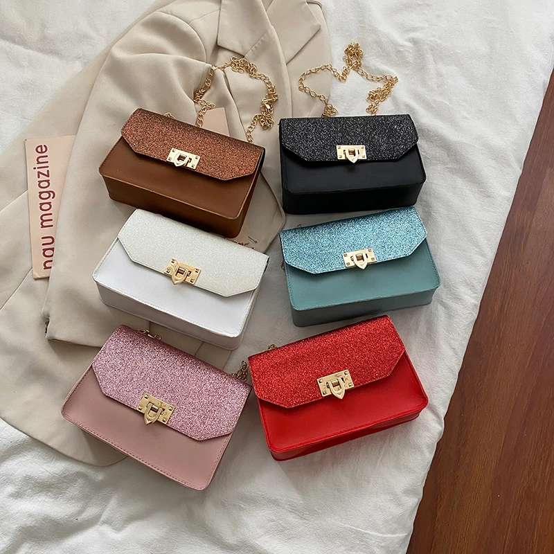 popular Hot sale bag fashion matte sequins chain mini girl square handbags ladies small sequins designer shoulder Messenger bags
popular Hot sale bag fashion matte sequins chain mini girl square handbags ladies small sequins designer shoulder Messenger bags