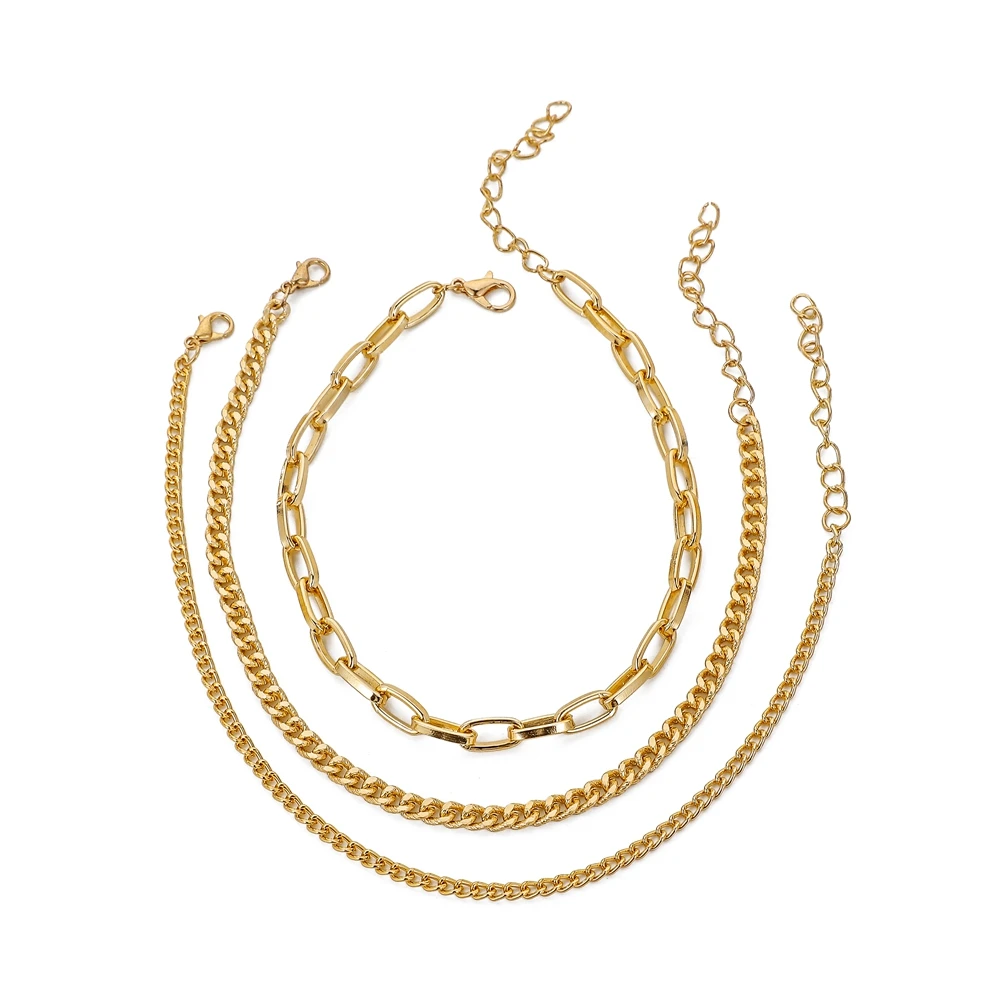 New Gold-plated Multilayer Bracelet Ladies Metal Anklet Personalized Fashion Bracelet Birthday Holiday Gift
New Gold-plated Multilayer Bracelet Ladies Metal Anklet Personalized Fashion Bracelet Birthday Holiday Gift