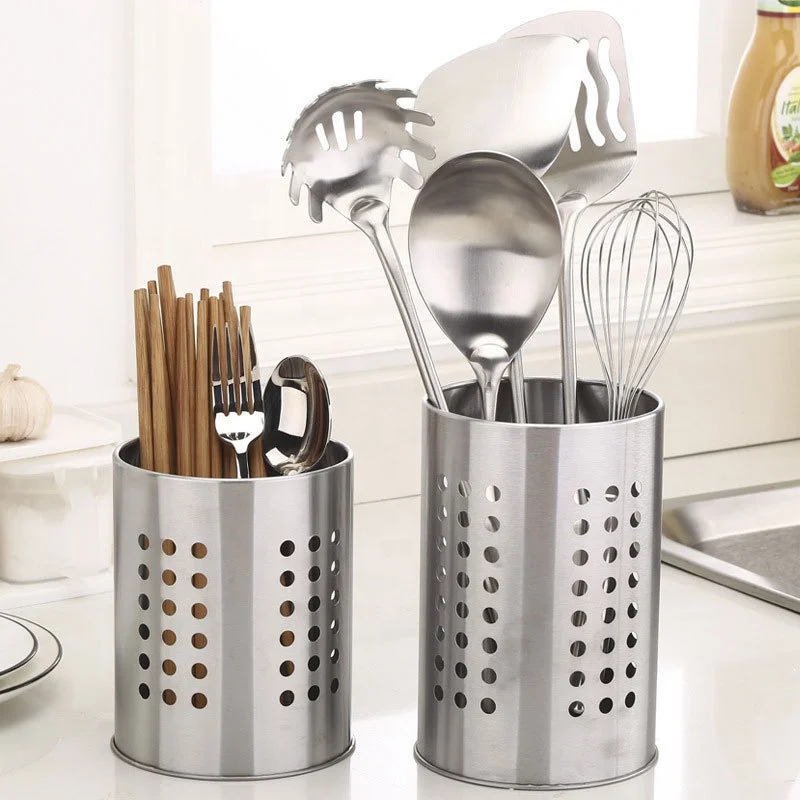 Stainless steel chopsticks cylinder stainless steel kitchen utensils round hole hollow asphalt cylinder storage cylinder
Stainless steel chopsticks cylinder stainless steel kitchen utensils round hole hollow asphalt cylinder storage cylinder