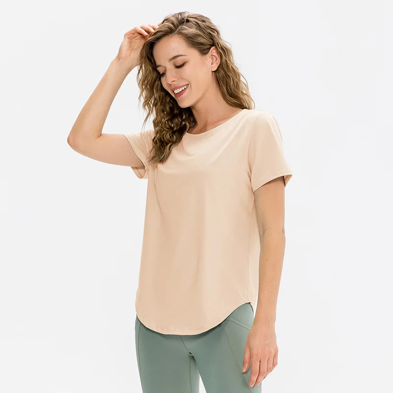 Fashion Casual Short Sleeve Sport T-Shirt Activewear Breathable Summer Women Vital Seamless Fitness Crop Top
Fashion Casual Short Sleeve Sport T-Shirt Activewear Breathable Summer Women Vital Seamless Fitness Crop Top