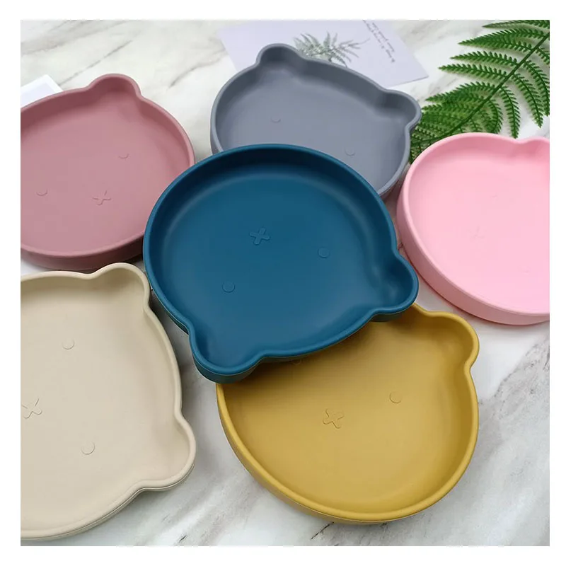 Bear shaped dinnerware silicone kids baby plate and spoon fork set silicone suction baby plates sets safe silicone
Bear shaped dinnerware silicone kids baby plate and spoon fork set silicone suction baby plates sets safe silicone