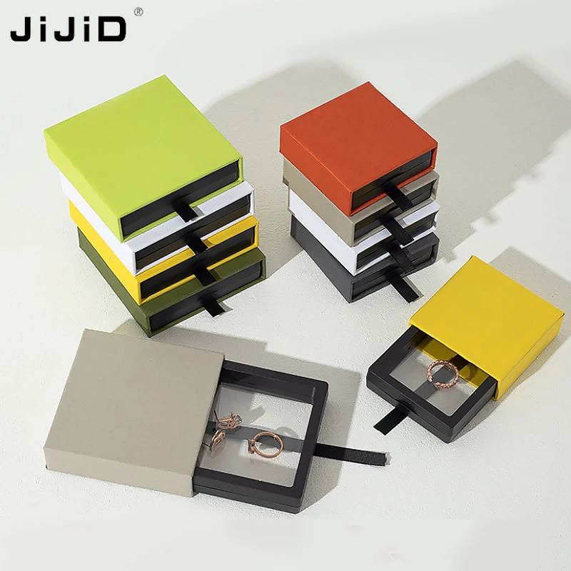 JiJiD Pink Paper Cardboard Slide Out Suspended Floating Ring Packaging Case Necklace Earring Jewelry Storage Gift Boxes Set
JiJiD Pink Paper Cardboard Slide Out Suspended Floating Ring Packaging Case Necklace Earring Jewelry Storage Gift Boxes Set