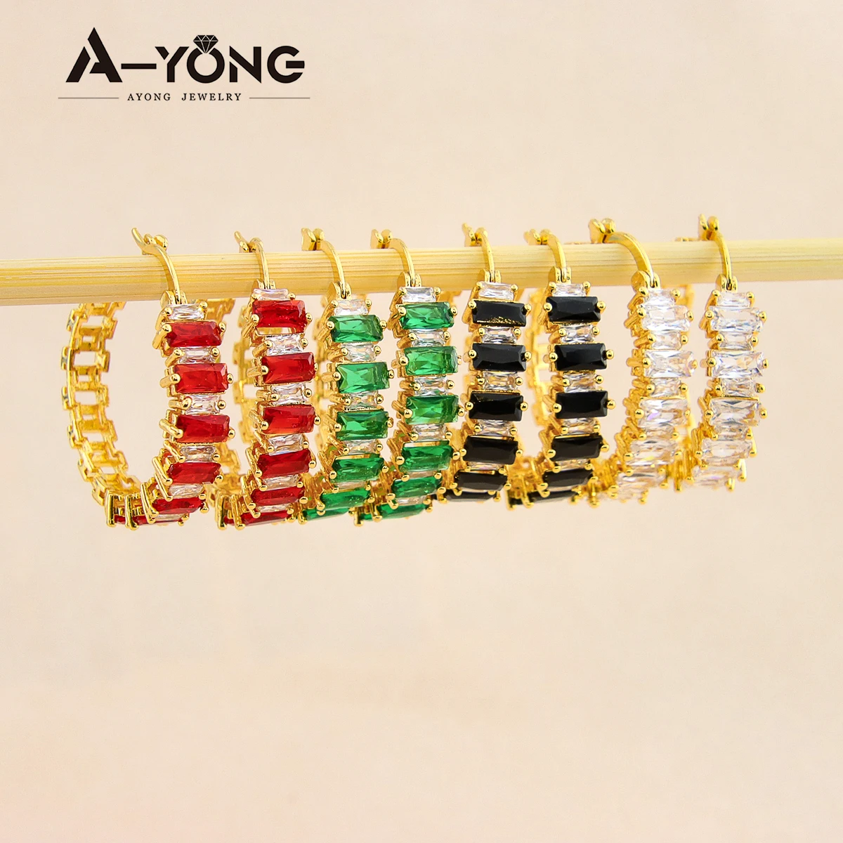 New Popular Trend Mulit Colors Huggie Hoop Earrings Gold Plated 18k Jewelry Zircon Stone Earrings
New Popular Trend Mulit Colors Huggie Hoop Earrings Gold Plated 18k Jewelry Zircon Stone Earrings