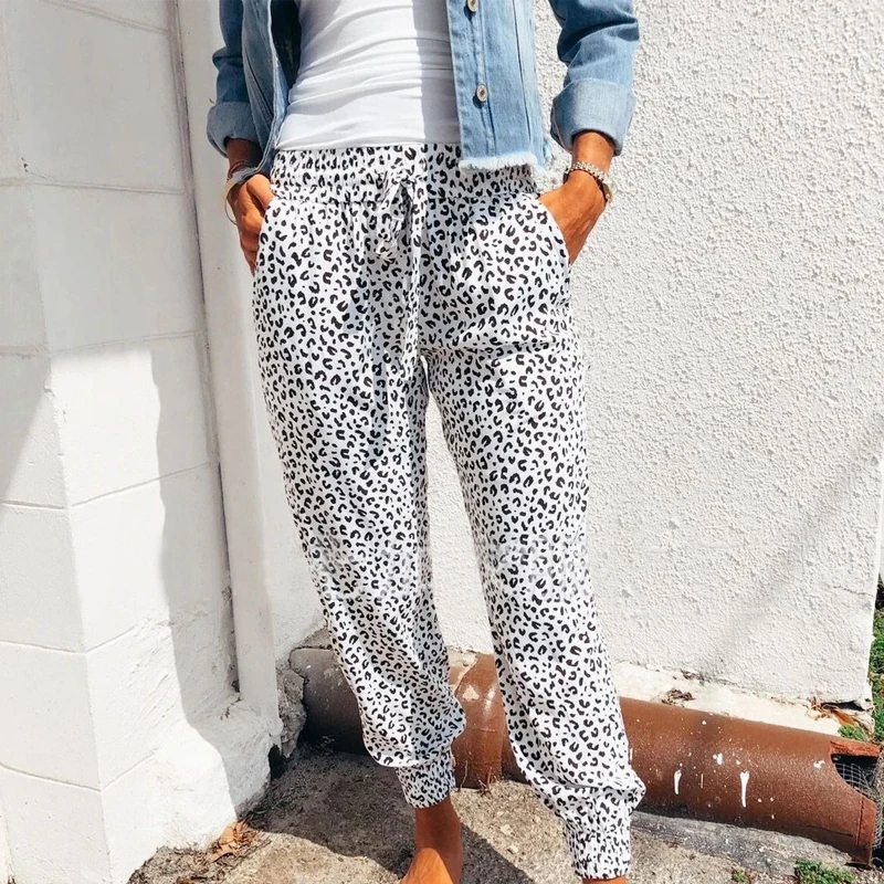 Joggers Leopard Print Casual Pants Wide Leg Sweatpants Women Trousers Plus Size High Waist Pants Streetwear, Picture
Joggers Leopard Print Casual Pants Wide Leg Sweatpants Women Trousers Plus Size High Waist Pants Streetwear, Picture