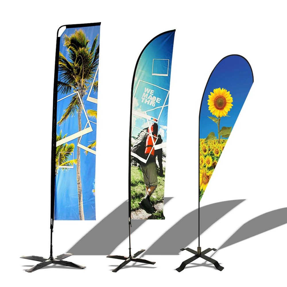 Thermal Transfer Printing Custom Floor Stand Feather Flag Banner, Cmyk 4 color printing
Thermal Transfer Printing Custom Floor Stand Feather Flag Banner, Cmyk 4 color printing