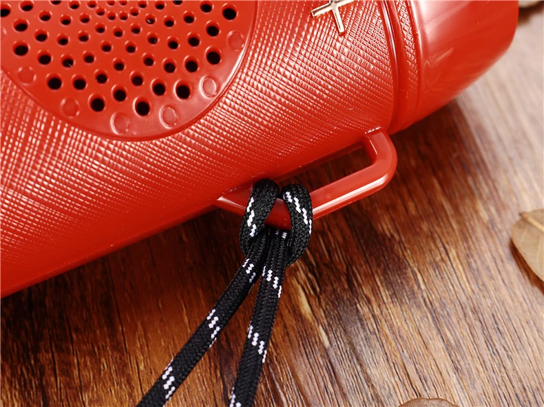 J18 1200MA 10W BT TF U dish FM handfree call TWS flashlight portable mini wireless speaker - ANKUX.COM