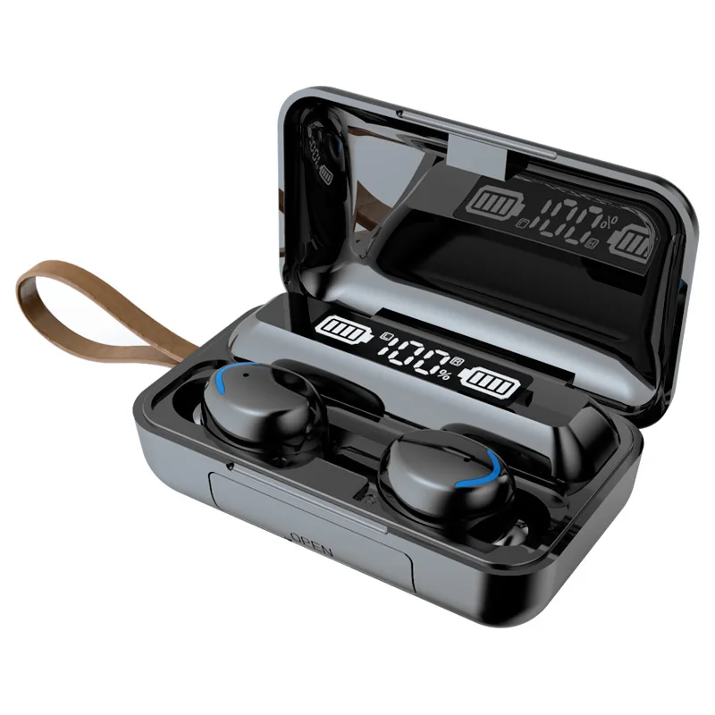 Free Shipping's Item F9-5 Earphone TWS 5.0 3500mAh Charging Box IPX7 Waterproof earphone headphone Wireless Earbuds F9 Earphone, White and black
Free Shipping's Item F9-5 Earphone TWS 5.0 3500mAh Charging Box IPX7 Waterproof earphone headphone Wireless Earbuds F9 Earphone, White and black