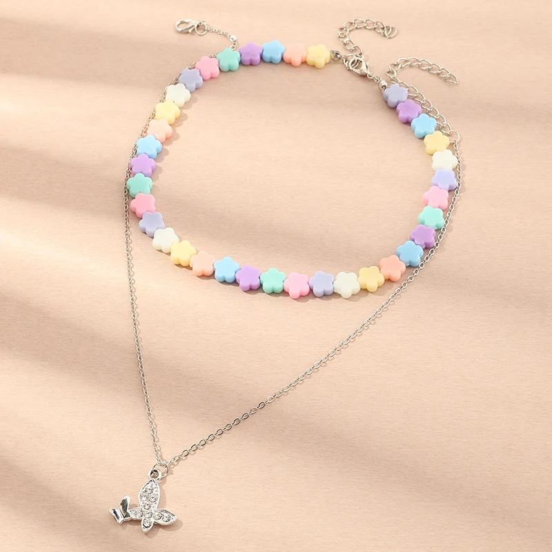 Children's Jewelry Flower Best Friend Sets Cartoon Butterfly Pendant Necklace For Children
Children's Jewelry Flower Best Friend Sets Cartoon Butterfly Pendant Necklace For Children
