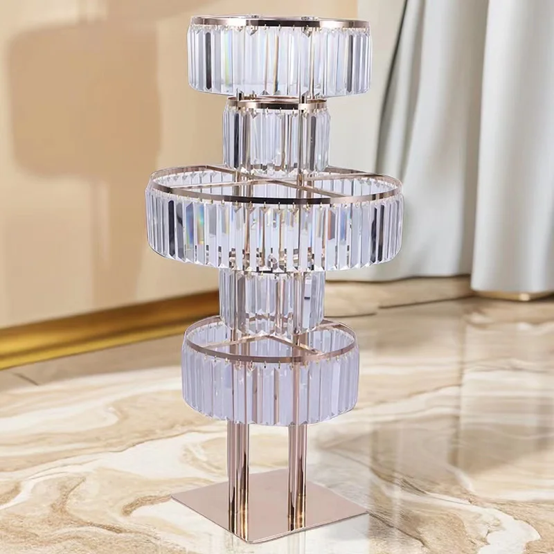 5 Layers Table Centerpieces Ornaments Crystal Pendant Flower Rack Stage Party Hall Floral Stand Flower Holder Stand Wedding
5 Layers Table Centerpieces Ornaments Crystal Pendant Flower Rack Stage Party Hall Floral Stand Flower Holder Stand Wedding