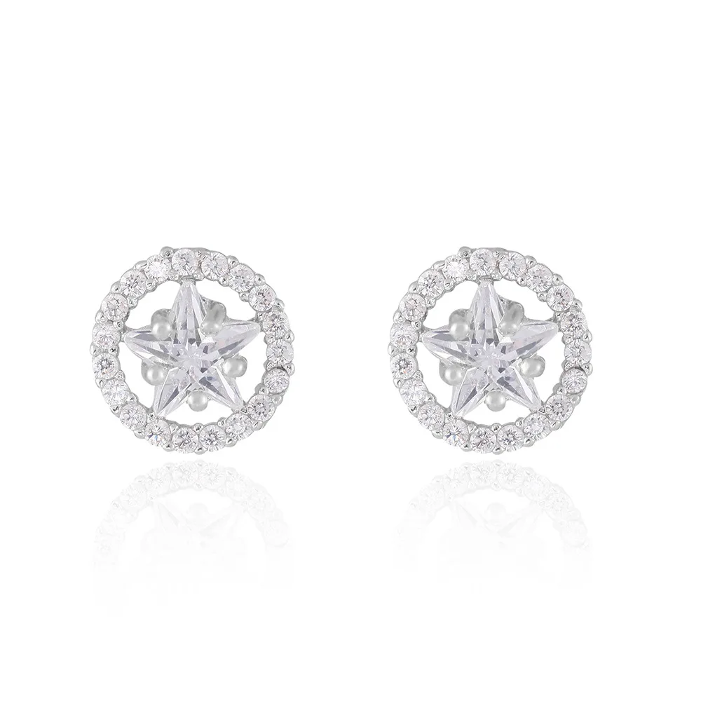 Latest Design White Gold Plated Shiny Clear CZ Micro Paved Hollow Round Star Shape Women Stud Earring, Picture
Latest Design White Gold Plated Shiny Clear CZ Micro Paved Hollow Round Star Shape Women Stud Earring, Picture