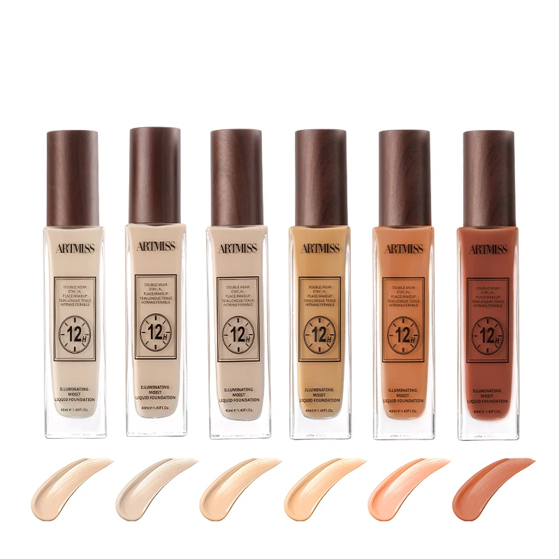 private label makeup foundation last for 12 hours full coverage liquid foundation, D01-d06
private label makeup foundation last for 12 hours full coverage liquid foundation, D01-d06