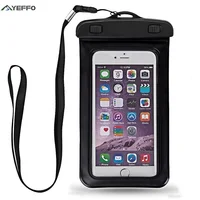 

Universal Waterproof Phone Pouch Underwater IPX8 cellphone Dry Bag Compatible iPhone 11/11 Pro Max/Xs Max/XS/XR/X