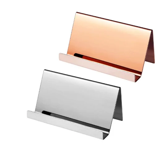 High-End Stainless Steel Business Name Card Holder Display Stand Rack Desktop Table Organizer
High-End Stainless Steel Business Name Card Holder Display Stand Rack Desktop Table Organizer