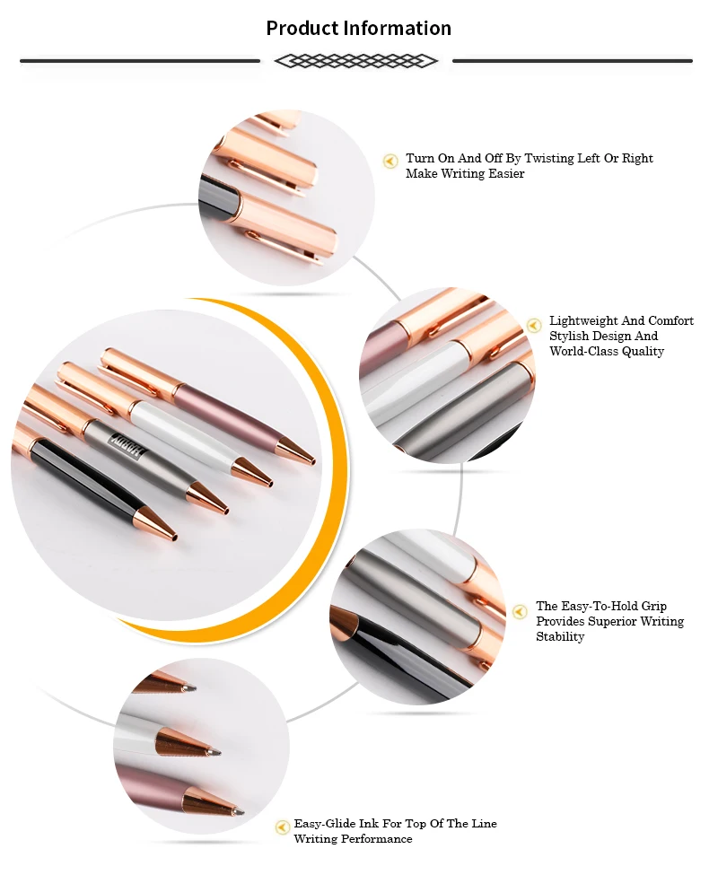 custom logo engrave personalized gift metal pen