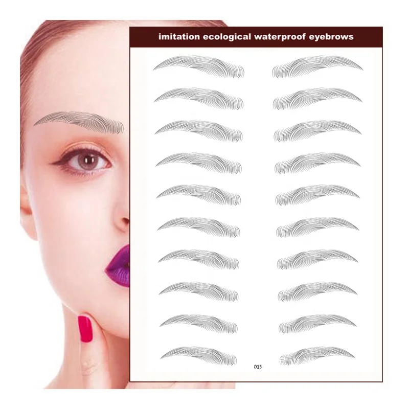 custom waterproof 4D Hair-Like black brown Transfers Stickers Grooming Shaping eyebrow tattoo stickers in High Arch style, Black and custom
custom waterproof 4D Hair-Like black brown Transfers Stickers Grooming Shaping eyebrow tattoo stickers in High Arch style, Black and custom