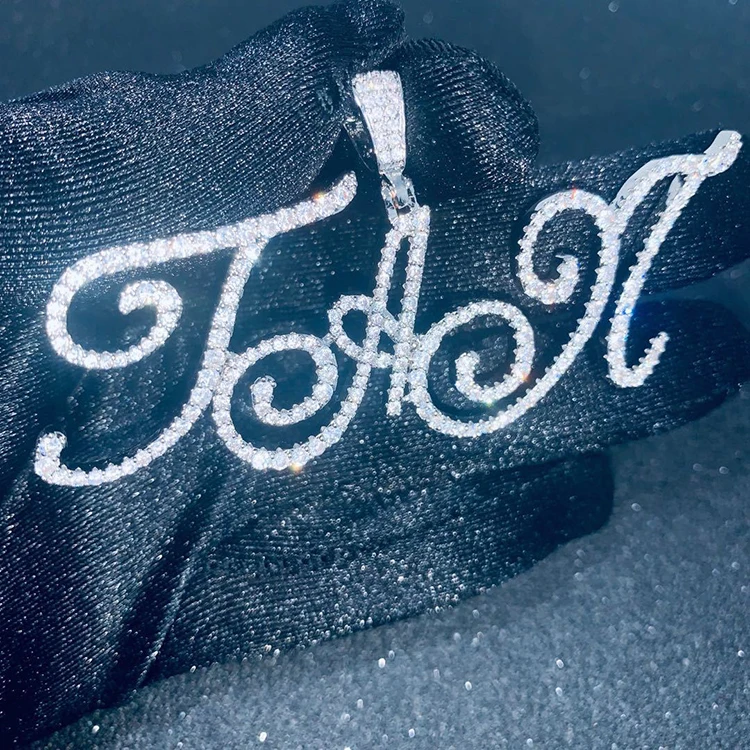 INS hot style cursive art letter pendant full of zircon retro personality men and women necklace, As picture
INS hot style cursive art letter pendant full of zircon retro personality men and women necklace, As picture