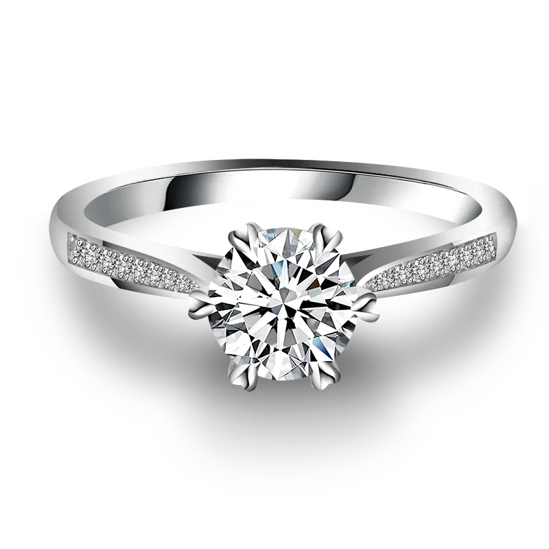 Sparkle 6.5mm Clear White 9.25 Mohs Moissanite Fashion 925 Sterling Silver Ring
Sparkle 6.5mm Clear White 9.25 Mohs Moissanite Fashion 925 Sterling Silver Ring