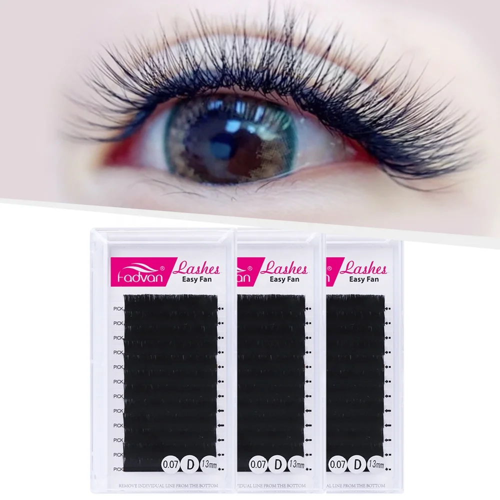 FADVAN Eyelash Extensions Easy Fan Lashes Premium Mink Volume Eyelash Extension With Auto Flowering Las Extension Supplies
FADVAN Eyelash Extensions Easy Fan Lashes Premium Mink Volume Eyelash Extension With Auto Flowering Las Extension Supplies