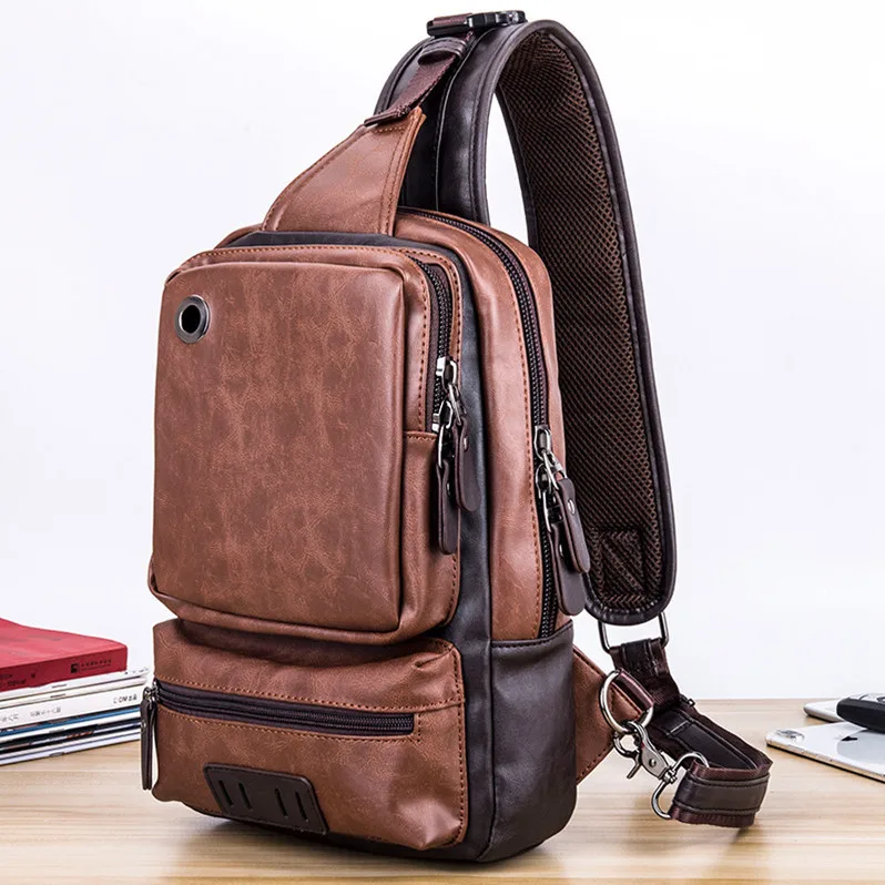 W1084 New Korean style trendy men's casual messenger bag outdoor sports chest bag street large-capacity trendy bag
W1084 New Korean style trendy men's casual messenger bag outdoor sports chest bag street large-capacity trendy bag