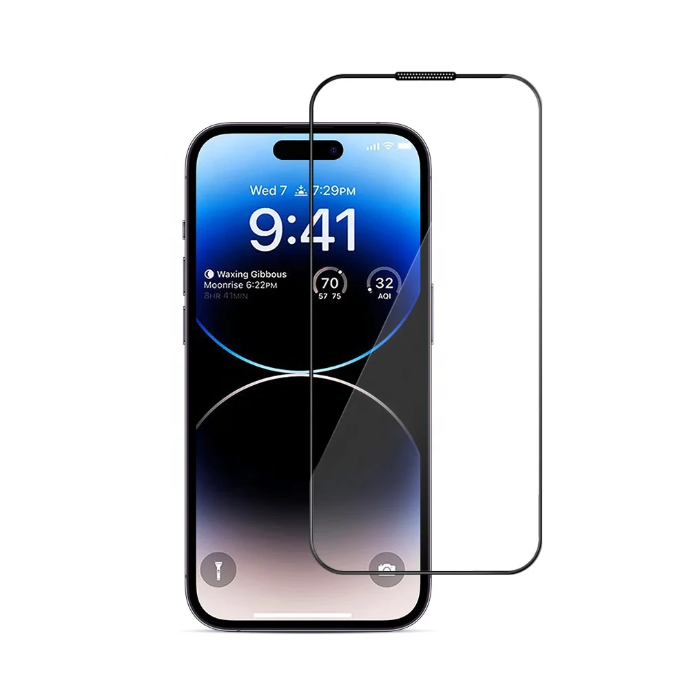 2023 Latest Releases 2.5D 9H Silk Tempered Glass Screen Protector for iPhone 15 pro max plus ultra
2023 Latest Releases 2.5D 9H Silk Tempered Glass Screen Protector for iPhone 15 pro max plus ultra