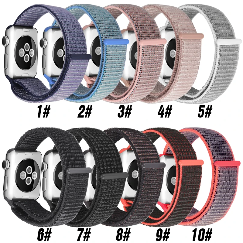 BOORUI Nylon Smart Watch Strap elastic adjustable strap Sport Loop Wristbands For Apple Watch Band 40 44mm For iWatch Series 3 4, Pure color series
BOORUI Nylon Smart Watch Strap elastic adjustable strap Sport Loop Wristbands For Apple Watch Band 40 44mm For iWatch Series 3 4, Pure color series