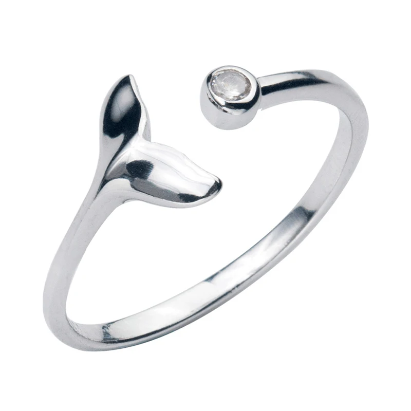 R1341 Christmas Custom Jewelry Silver 925 Mermaid Ring Open Single Diamond Tail Ring
R1341 Christmas Custom Jewelry Silver 925 Mermaid Ring Open Single Diamond Tail Ring