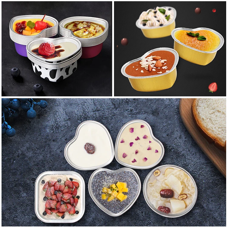 product tia qb40 character mold aluminum foil cup christmas tree foil cup freezer proof foil cup-6