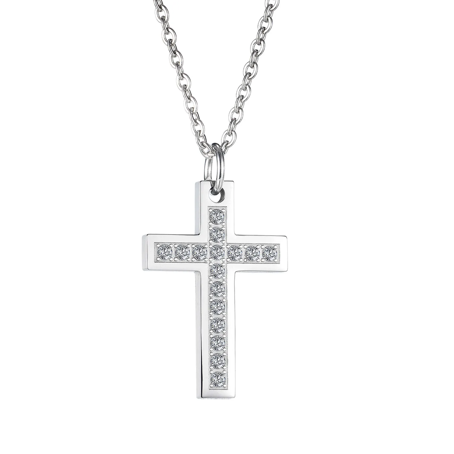 Hip hop diamond retro black white women men zircon cross necklace popular couple necklaces
Hip hop diamond retro black white women men zircon cross necklace popular couple necklaces